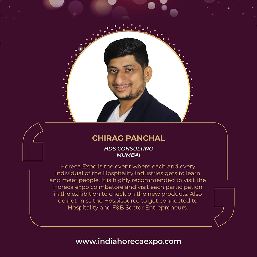 india horeca expo chirag panchal customer testimonial