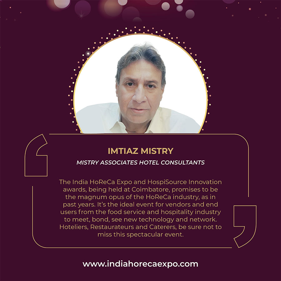 india horeca expo imtiaz mistry customer testimonial