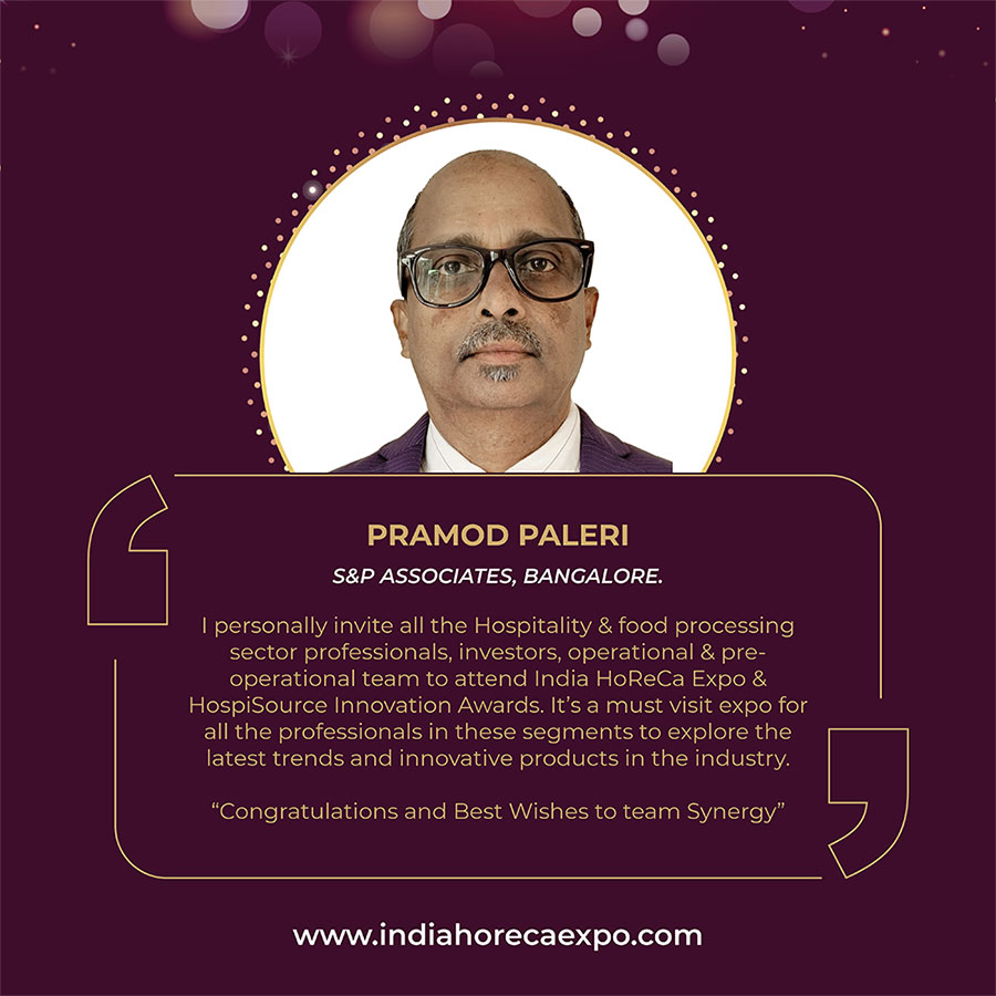india horeca expo pramod paleri customer testimonial
